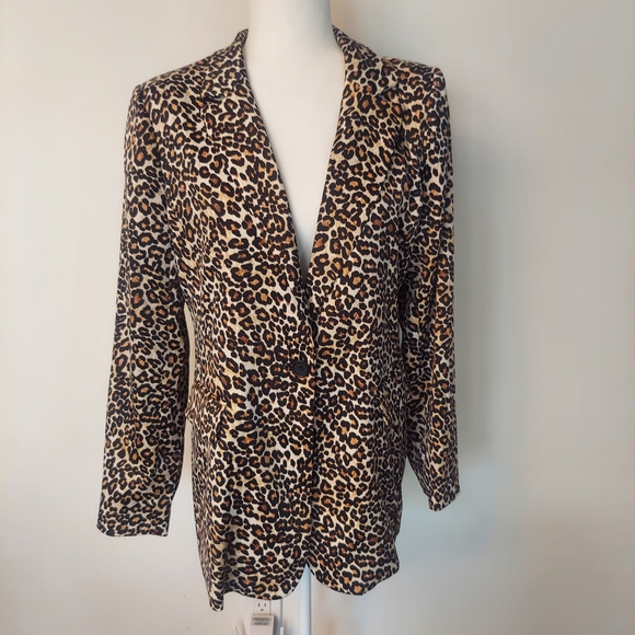 Intempo Jackets & Blazers - Leopard Print Women's Blazer